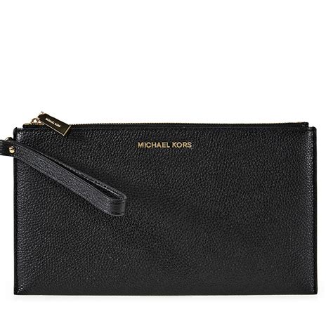 michael kors black wristlets